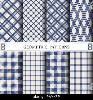 geometric vector grid pattern,pattern fills, web page, background, surface and textures Stock Vector