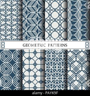 circle geometric vector pattern,pattern fills, web page, background, surface and textures Stock Vector