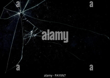 Pieces of black Shattered glass on black. Large resolution Stock Photo -  Alamy