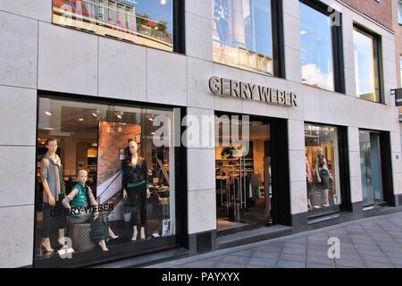 LUBECK, GERMANY - AUGUST 29, 2014: Gerry Weber fashion store in Lubeck, Germany. Gerry Weber manages 1,000 own stores with brands Taifun, Samoon and H Stock - Alamy