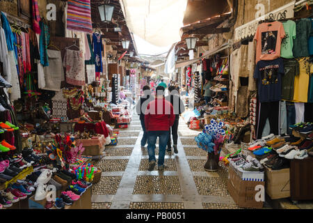 The old Byblos souk, Jbeil, Lebanon Stock Photo