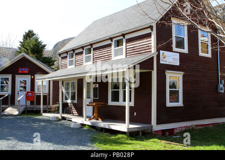 Petty Harbour,  and restaurant in the Village of Chafe's Landing in Newfoundland, Canada Stock Photo