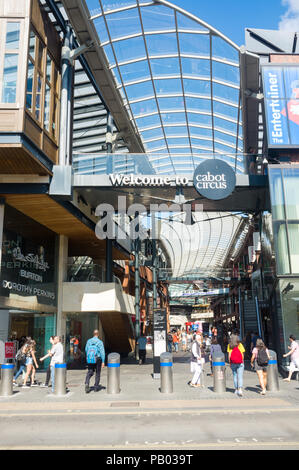 Entry Cabot Circus shopping centre or mall, Bristol UK Stock Photo