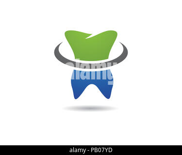 Dental logo Template vector illustration icon design Stock Photo - Alamy