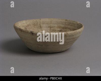 Bowl. Culture: Coptic. Dimensions: Overall: 1 15/16 x 5 9/16 in. (5 x 14.1 cm). Date: 4th-7th century. Museum: Metropolitan Museum of Art, New York, USA. Stock Photo