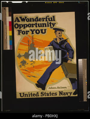 A wonderful opportunity for you-United States Navy - Ruttan. Stock Photo