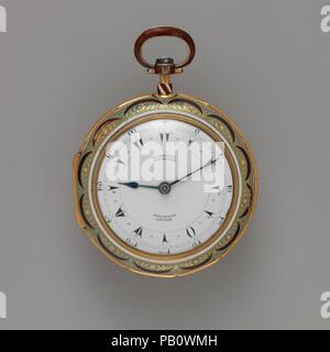 Watch. Culture: British, London. Dimensions: Diameter: 2 5/8 in. (6.7 cm). Maker: Watchmaker: Firm of Marwick, Markham and Recordon. Date: 1798. Museum: Metropolitan Museum of Art, New York, USA. Stock Photo