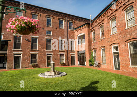 The old and historical Mill in Amesbury, Massachussets, USA Stock Photo