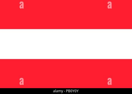 Flag of Austria. Symbol of Independence Day, souvenir soccer game, button language, icon. Stock Vector