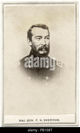 Philip Henry Sheridan (1831-88), U.S. Army Officer and Union General during American Civil War, Portrait, 1860's Stock Photo