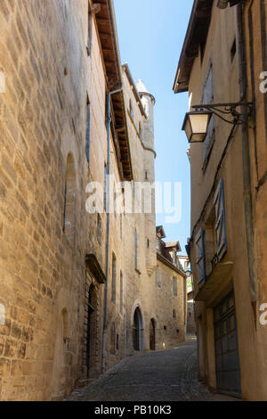 Hotel of Viguier in Figeac city, Lot department, Occitanie, France, Western Europe Stock Photo