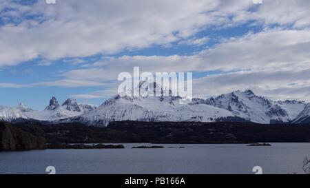 Cerro Castillo Patagonia carretera austral chile Stock Photo