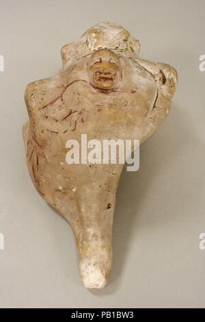 Bust of a priestly figure. Dimensions: H. 19 cm (7 1/2 in); W