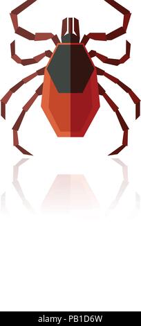 Flat geometric Tick Stock Vector