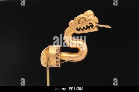 Arts of Africa, Oceania, and the Americas, Labret, Serpent with Stock ...