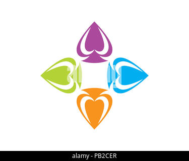 Business Finance Logo template vector icon illustration Stock Photo