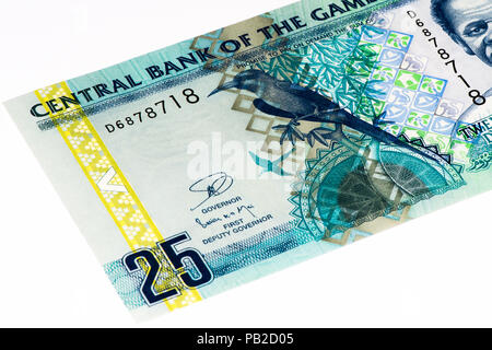 GAMBIA   25  DALASIS  ND 2006.2013  Prefix D  P 27b    Uncirculated Banknotes 