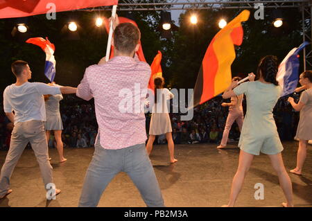 goerlitz saxony germany 2018:  viathea street theater festival photo matthias wehnert Stock Photo
