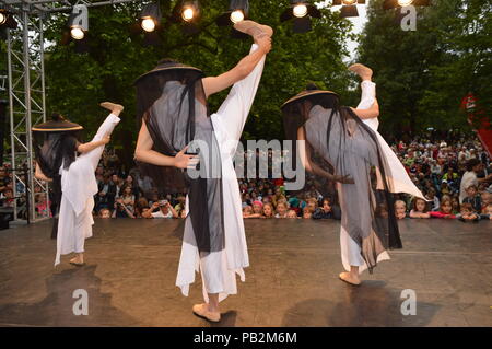 goerlitz saxony germany 2018:  viathea street theater festival photo matthias wehnert Stock Photo