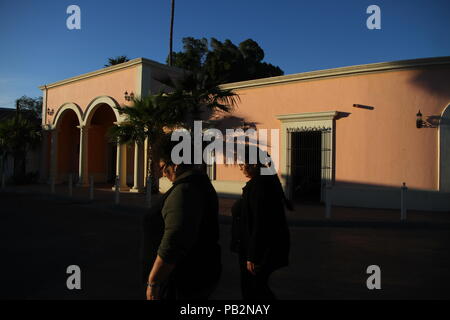 Antiguo pueblo de Villa se Seris que con el paso del tiempo  paso a formar una colonia de Hermosillo..Villa de Seris celebra el 270 aniversario de la  Stock Photo