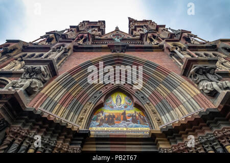 Detail of Capuchins Church or Sacred Heart Church (Iglesia del Sagrado Corazon) - Cordoba, Argentina Stock Photo