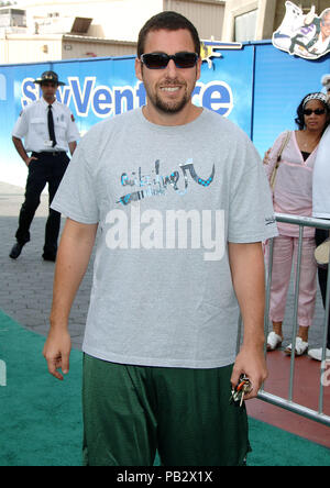 Adam Sandler arriving at the EVAN ALMIGHTY Premiere at the Gibson ...