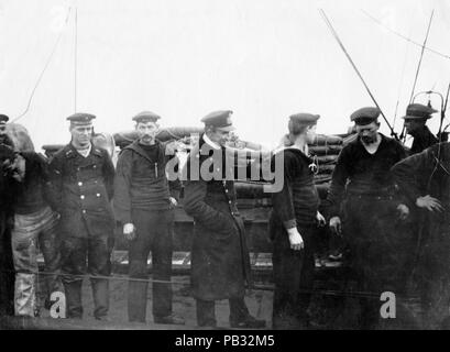 Official photograph showing Navy officers Stock Photo