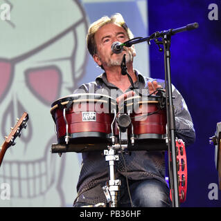 Germany, Ebern, Eyrichshhof Castle , 25 July 2018, SPIDER MURPHY GANG - UNPLUGGED - Open Air 2018 - Image: Dieter Radig - Bongos Credit: Ryan Evans/Alamy Live News Stock Photo