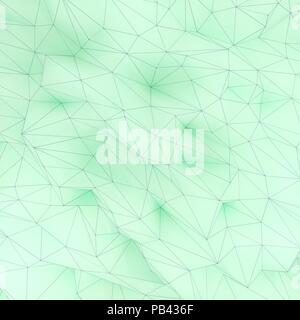 Illustration of polygonal triangle geometric surface. 3D render backround of low poly background Stock Photo