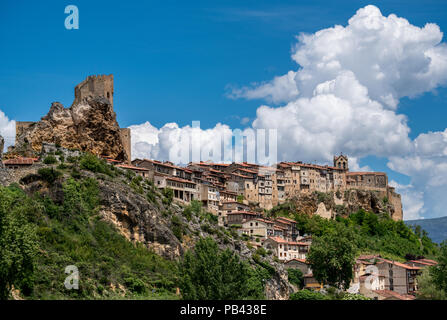 Panoramic view of Frias, Burgos, Spain Stock Photo - Alamy