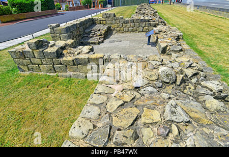 Roman Wall Turret 7b West Road built by Condercum fort Benwell Stock Photo