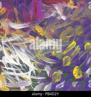 Abstract Spring Painting. Vector EPS 10 Image Stock Vector