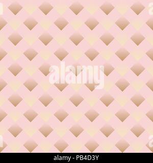 Light Pink, Brown And Beige Illusory Background. 3D Effect Texture ‚ Stock Vector