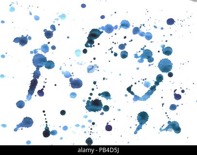 Vector Ink Blobs Stock Vector