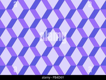 Vector Geometric Background. 3D Illusion Stock Vector