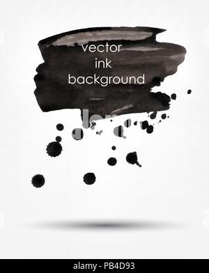 Cloud grunge icon. Vector ink illustration Stock Vector Image & Art - Alamy