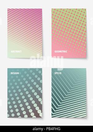 Vector geometric cover design Stock Vector