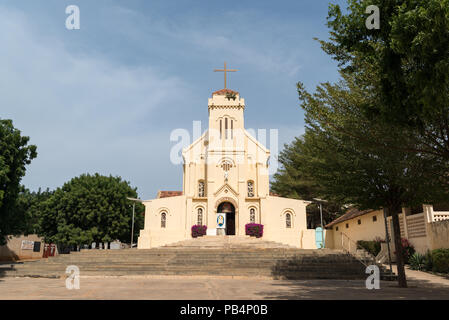 The Basilique Notre-Dame de la Délivrance in the town of Popenguine, Thies, Senegal Stock Photo