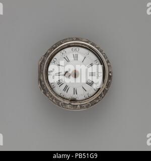 Watch. Culture: British, London. Dimensions: Diameter: 1 3/4 in. (4.4 cm). Maker: Watchmaker: Debeaufré. Date: 18th century. Museum: Metropolitan Museum of Art, New York, USA. Stock Photo