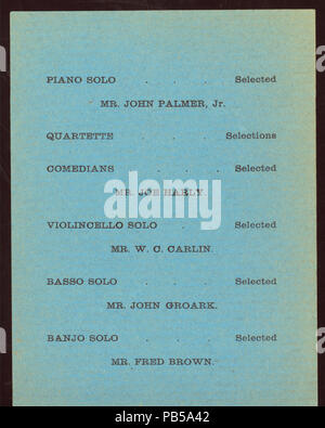 1546 SMOKER (held by) ALBANY ZOUAVE CADETS (at) &amp;quot;ARMORY, ( ALBANY, NY ...