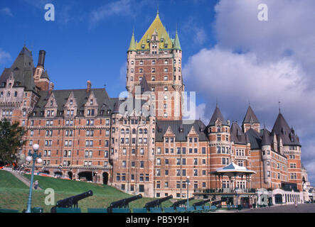 Hotel Chateau Frontenac, Quebec City, Canada. Photograph Stock Photo