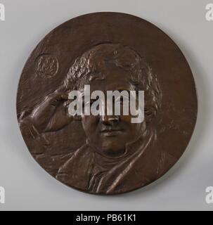 Bust of an American Indian. Henry Kirke Brown; American, 1814-1886. Date:  1848-1849. Dimensions: 20.3 × 8.6 × 6 cm (8 × 3 3/8 × 2 3/8 in.). Bronze on  bronze plinth. Origin: United States. Museum: The Chicago Art Institute  Stock Photo - Alamy