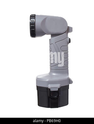 Power Tools for Construction and Repair, electric lantern for construction on battery Stock Photo