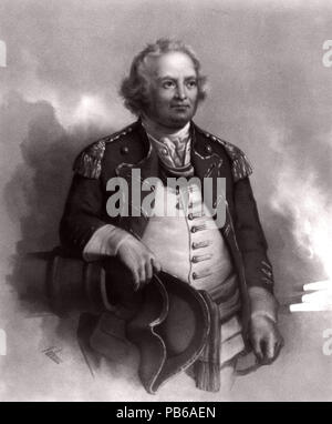 . Major General Israel Putnam, during the American Revolutionary War . Created: 1864 May 12. 814 Israel putnam portrait Stock Photo