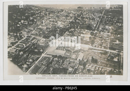 1142 Orillia Ontario from the Air (HS85-10-36714) original Stock Photo