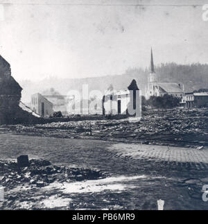 728 Great Fire of 1873 Aftermath Portland, OR Stock Photo