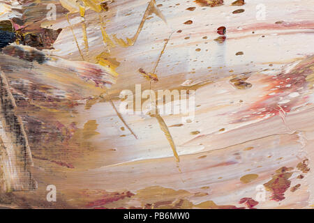 Oil painting. Pale brush painted. Stock Photo