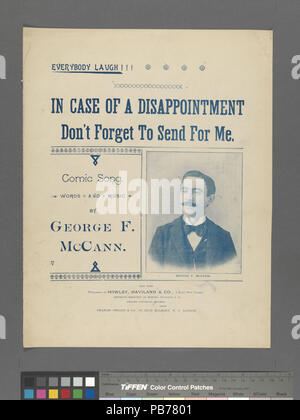 796 In case of a disappointment don't forget to send for me (NYPL Hades-454206-1166621) Stock Photo