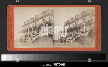 732 Group of hotel guests on the porch and balcony (NYPL b11707648 ...