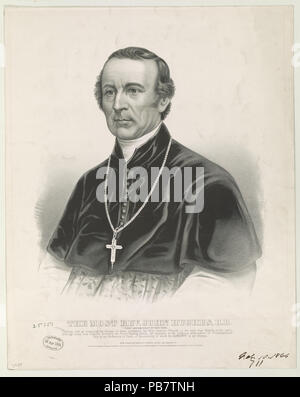 1657 The most Rev. John Hughes, D.D.- first archbishop of New York LCCN2002710583 Stock Photo
